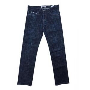 Naked and Famous Super Skinny Guy Navy Jeans Slub Stretch Selvedge size 32 GC